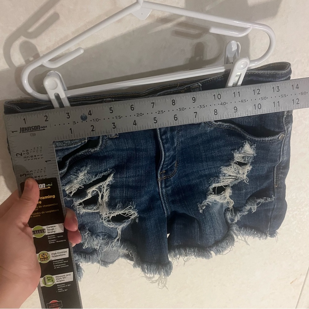 Judy Blue Dark Wash Denim Shorts - Picture 6 of 7